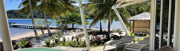 Hotel Apatoa Beach & Garden Village Raiatea - Luxus Strandvilla - Tahiti