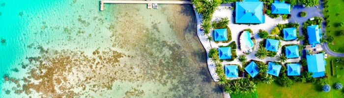Hotel Opoa Beach Raiatea - Luftaufnahme - Tahiti