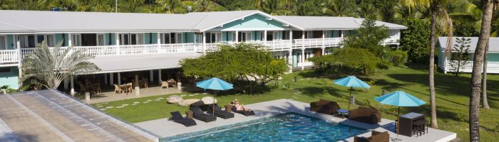 Hotel Raiatea Lodge - Luftaufnahme - Tahiti