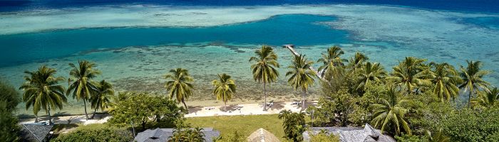 Hotel Atiapiti Raiatea - Luftaufnahme - Tahiti