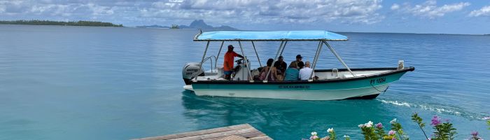 Pension Au Phil du Temps Taha'a - Bootsanleger - Tahiti