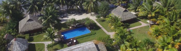 Hotel Fare Pea Iti Taha'a - Luftaufnahme - Tahiti