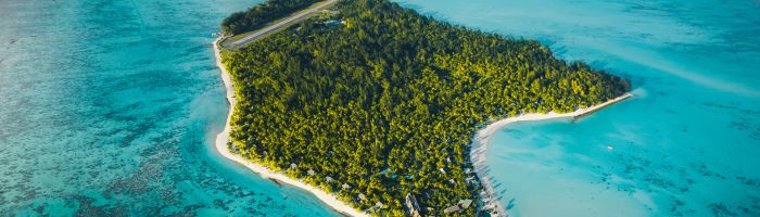 Hotel The Brando - Luftaufnahme - Tahiti