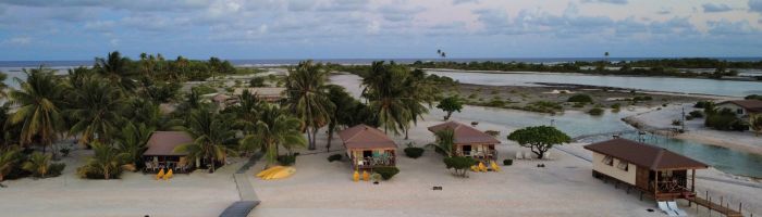 Pension Hakamanu Lodge Tikehau - Luftaufnahme - Tahiti
