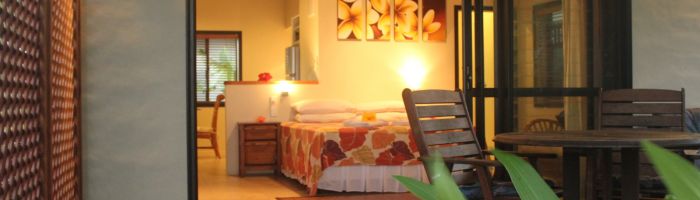 Hotel Muri Beach Resort Rarotonga - Innenansicht Bungalow - Cook Inseln