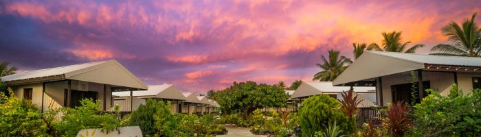 Hotel Aitutaki Village - Sonnenuntergang - Cook Inseln