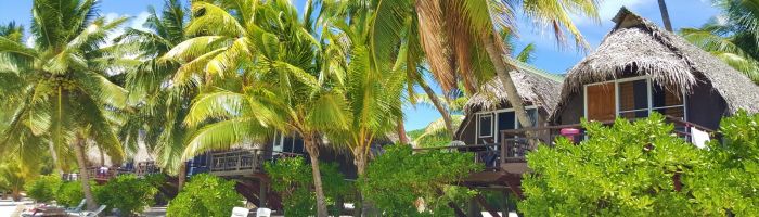 Pension Paradise Cove Lodges Aitutaki - Strand - Cook Inseln