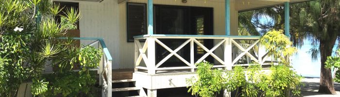 Pension Sunny Beach Lodges Aitutaki - Strandbungalow - Cook Inseln