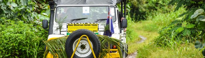 Ausflug Raro Safari Tour Rarotonga - Jeep im Regenwald - Cook Inseln