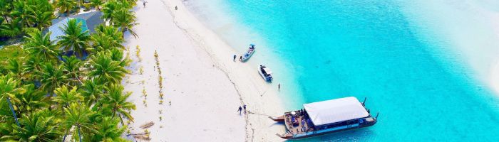 Ausflug Vaka Lagunenkreuzfahrt Aitutaki - Schiff - Cook Inseln