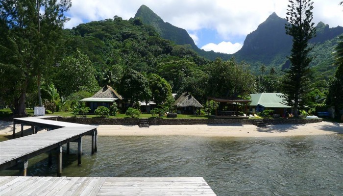 Pension Linareva Moorea Beach Resort - Steg - Tahiti