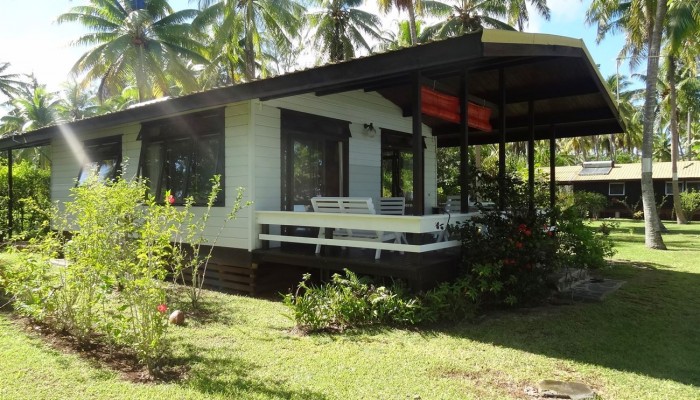 Pension Sunset Beach Raiatea - Bungalow mit Kitchenette - Tahiti