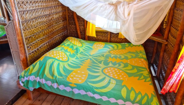 Pension Paparara Fakarava - Bungalow Innenansicht - Tahiti