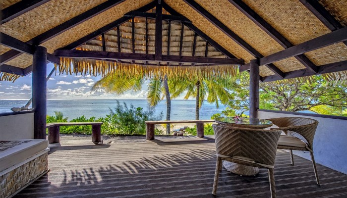 Pension Aitutaki Beach Villas - Veranda - Cook Inseln