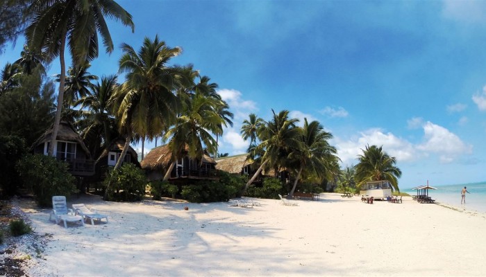 Pension Paradise Cove Lodges Aitutaki - Strand - Cook Inseln