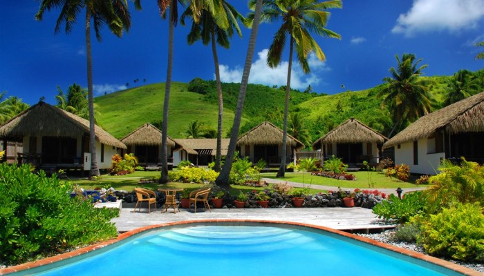 Hotel Tamanu Beach Resort Aitutaki - 1 Schlafzimmer Villa und Pool - Cook Inseln