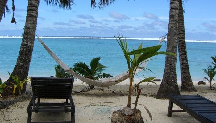 Pension Bella Beach Bungalows Rarotonga - Strand - Cook Inseln