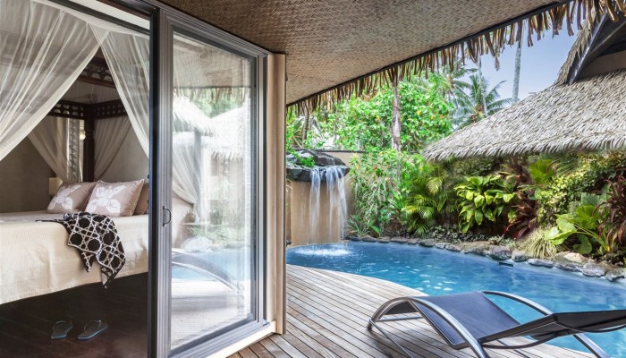 Hotel Rumours Luxury Villas & Spa Rarotonga - Strandvilla Pool - Cook Inseln