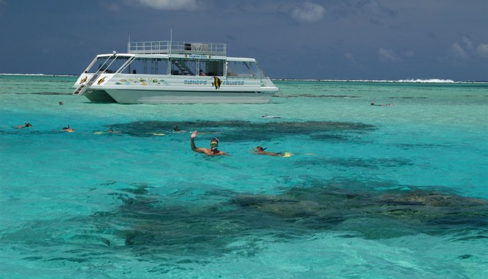 Ausflug Bishops Lagunenkreuzfahrt Aitutaki - Schiff - Cook Inseln