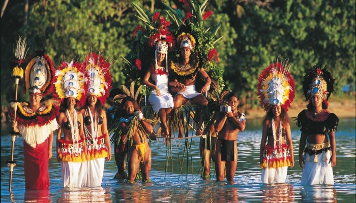 Heiraten Tiki Village Moorea - symbolische Zeremonie - Tahiti