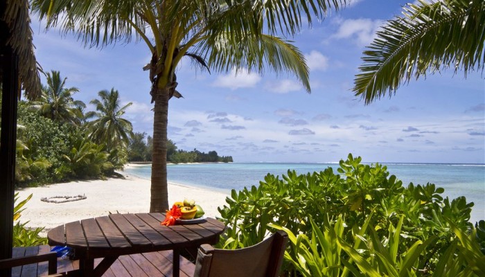Hotel Sea Change Villas Rarotonga - Strandvilla Ausblick - Cook Inseln