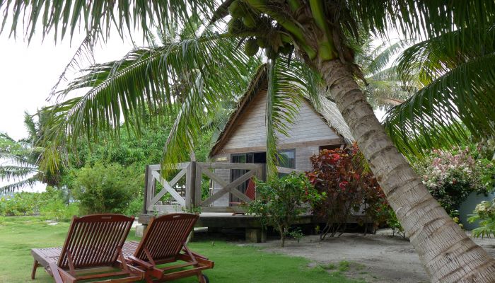 Pension Moana Lodge Huahine - Garten - Tahiti