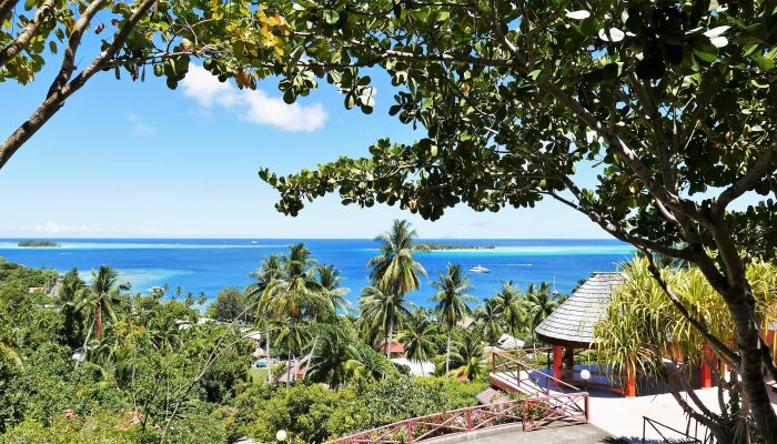 Bed & Breakfast Bora Bora Holidays Lodge - Aussicht - Tahiti