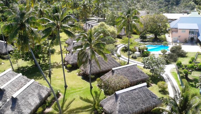Hotel Hibiscus Moorea - Luftaufnahme - Tahiti