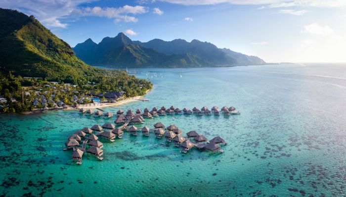 Hotel Hilton Moorea - Luftaufnahme - Tahiti