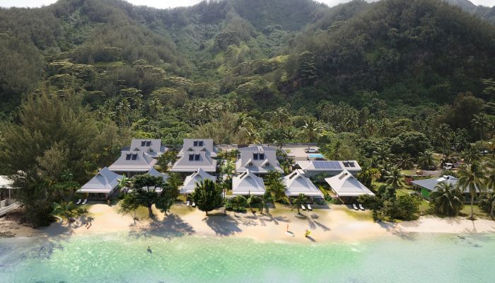 Hotel Niu Beach Moorea - Luftaufnahme - Tahiti