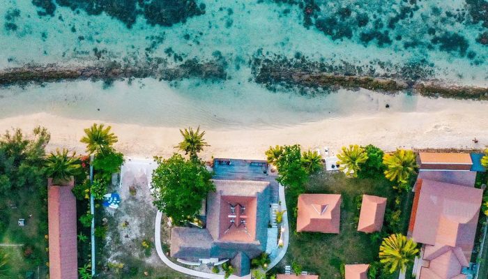 Pension Moorea Island Beach - Luftaufnahme - Tahiti