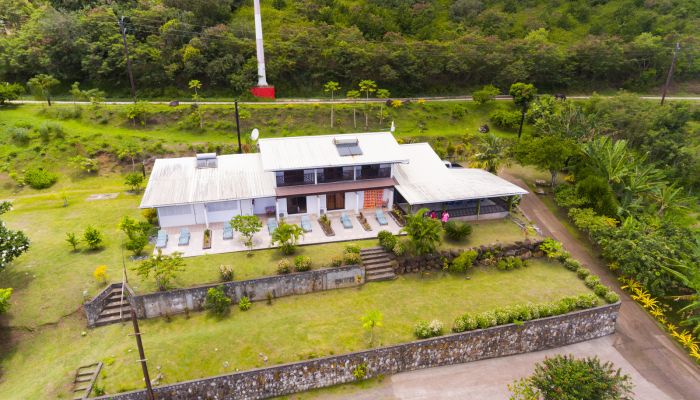 Pension Mave Mai Nuku Hiva - Panoramablick - Tahiti