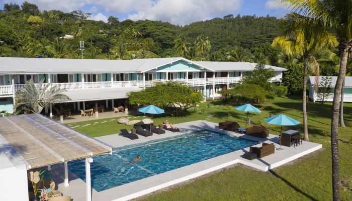 Hotel Raiatea Lodge - Luftaufnahme - Tahiti