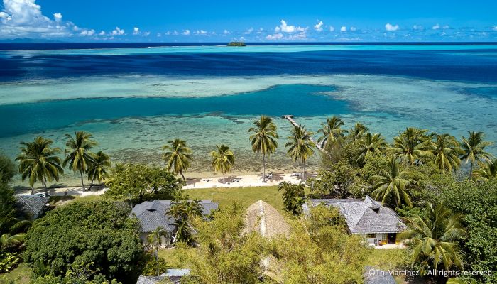 Hotel Atiapiti Raiatea - Luftaufnahme - Tahiti