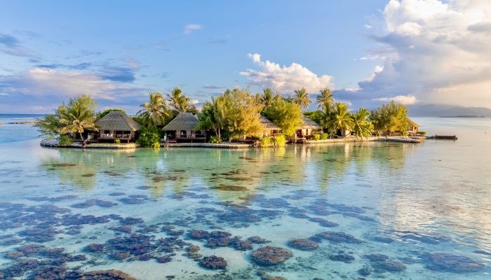 Hotel Eden Private Island Taha'a - Luftaufnahme - Tahiti