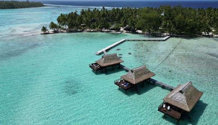 Hotel Vahine Private Island Taha'a - Überwasserbungalows - Tahiti
