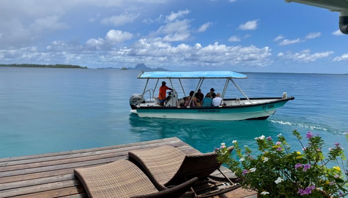 Pension Au Phil du Temps Taha'a - Bootsanleger - Tahiti