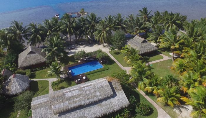 Hotel Fare Pea Iti Taha'a - Luftaufnahme - Tahiti