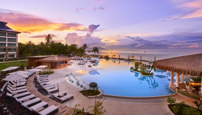 Hotel Hilton Tahiti Resort - Poolbereich - Tahiti