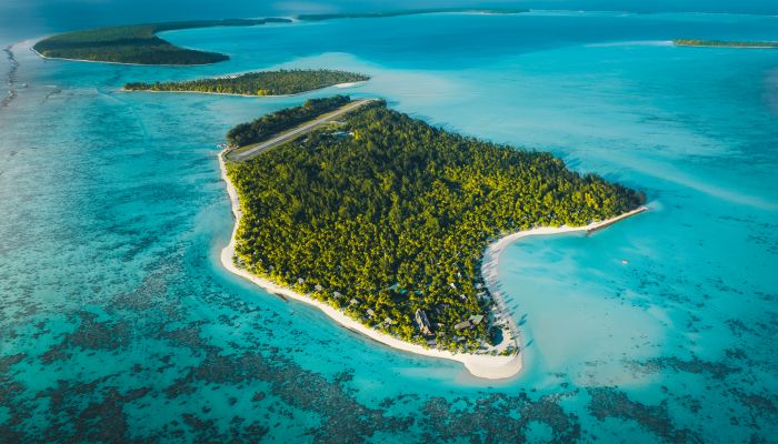 Hotel The Brando - Luftaufnahme - Tahiti