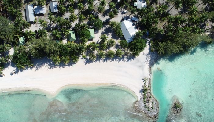 Pension Aito Motel Colette Tikehau - Luftaufnahme - Tahiti