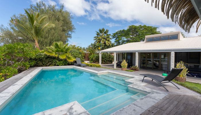 Hotel Muri Beach Villa Rarotonga - Pool Aussenbereich - Cook Inseln