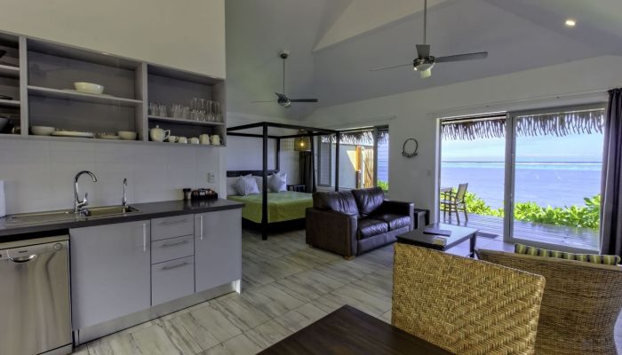 Hotel Sea Change Villas Rarotonga - Strandvilla Innenbereich - Cook Inseln