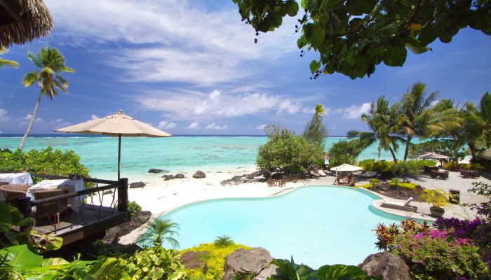 Hotel Pacific Resort Aitutaki - Pool - Cook Inseln