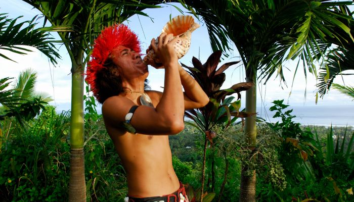 Ausflug Highland Paradise Cultural Centre Rarotonga - Krieger - Cook Inseln