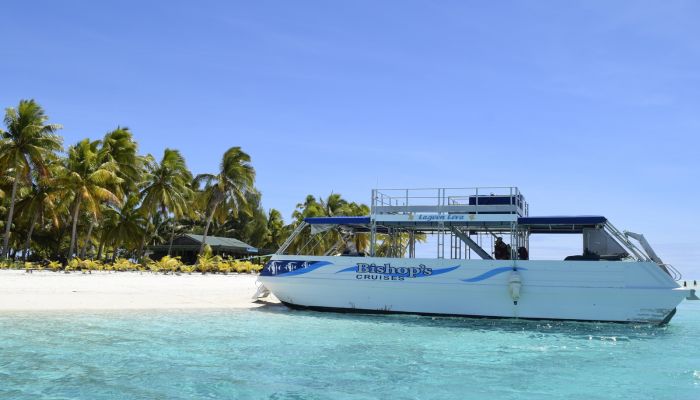 Ausflug Bishops Lagunenkreuzfahrt Aitutaki - Schiff - Cook Inseln