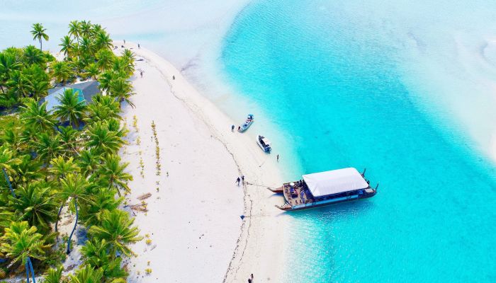 Ausflug Vaka Lagunenkreuzfahrt Aitutaki - Schiff - Cook Inseln